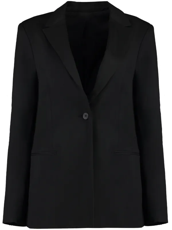 Calvin Klein crepe blazer women Recycled Polyester Polyester 34 Black