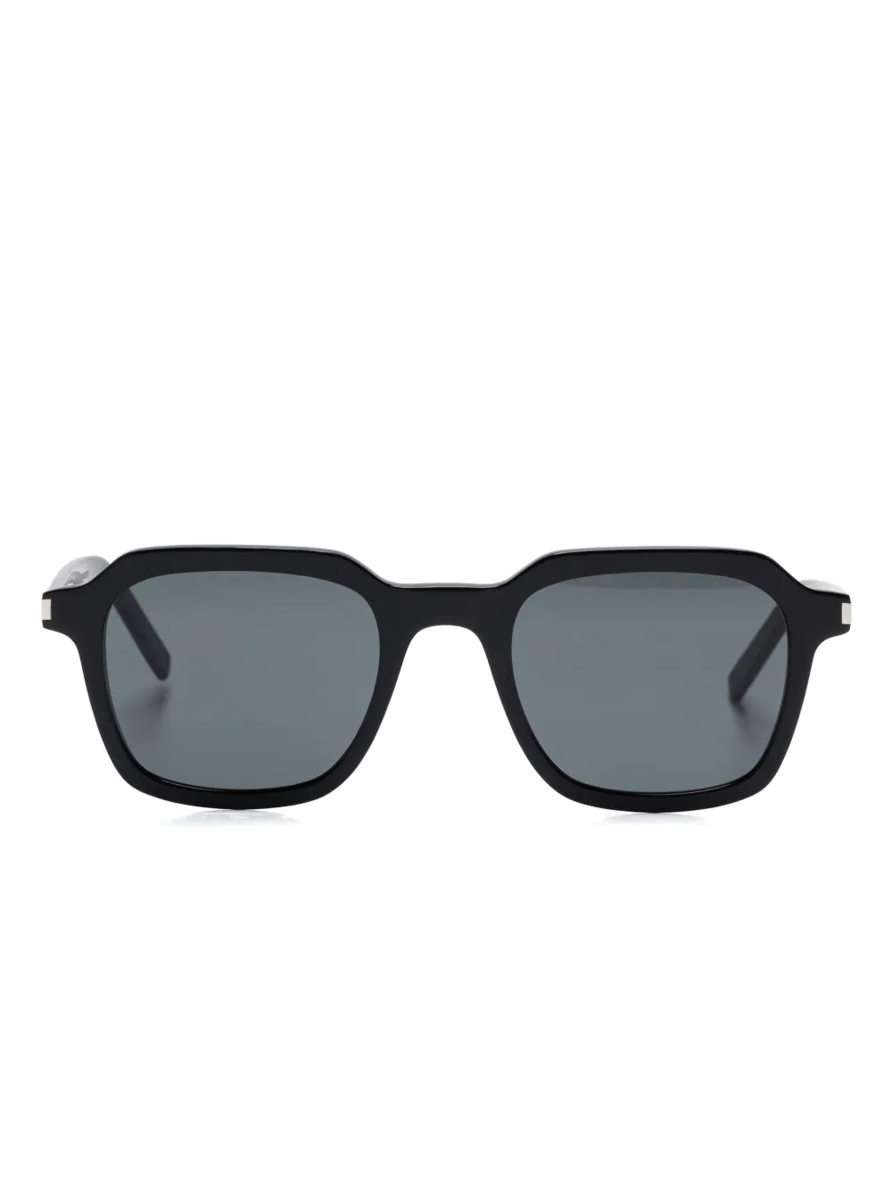 Saint Laurent Eyewear Zonnebril met vierkant montuur Zwart