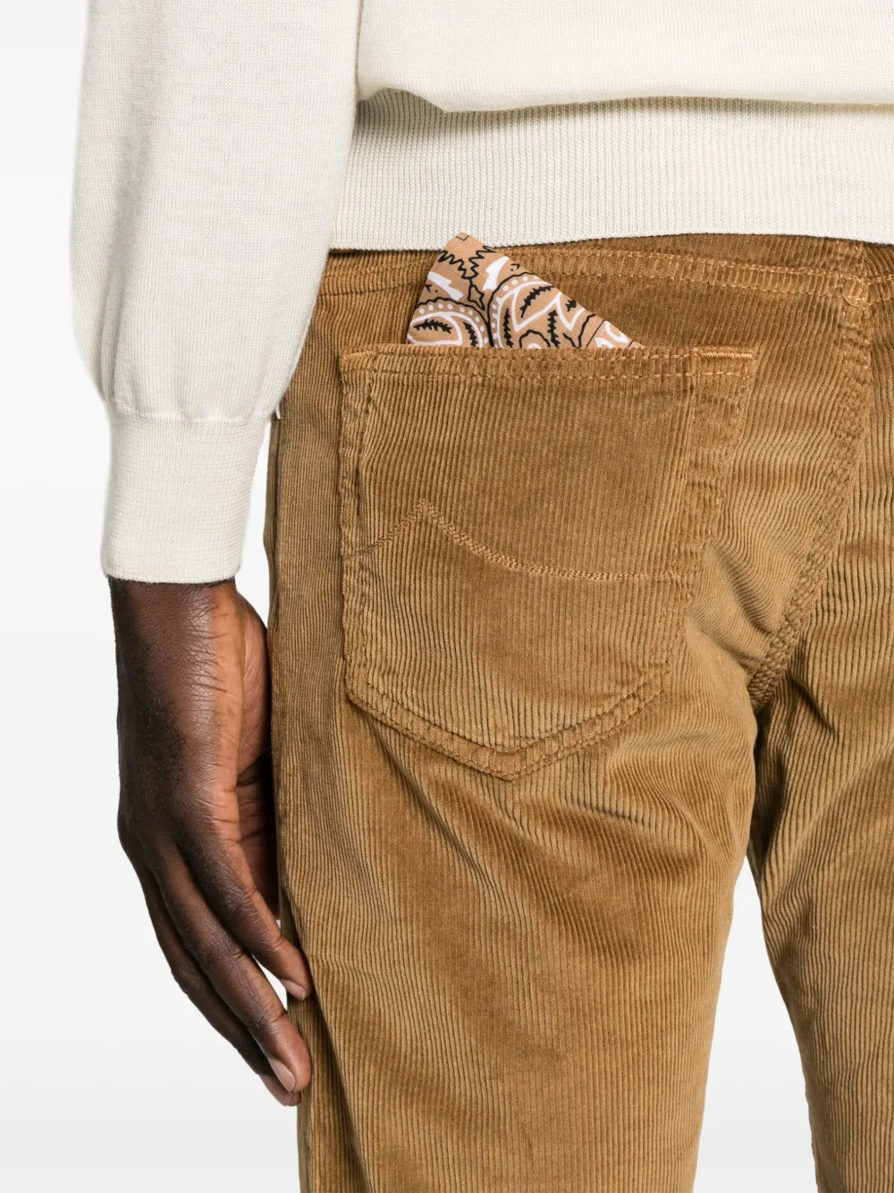 Jacob Cohen Bard Trousers In Brown