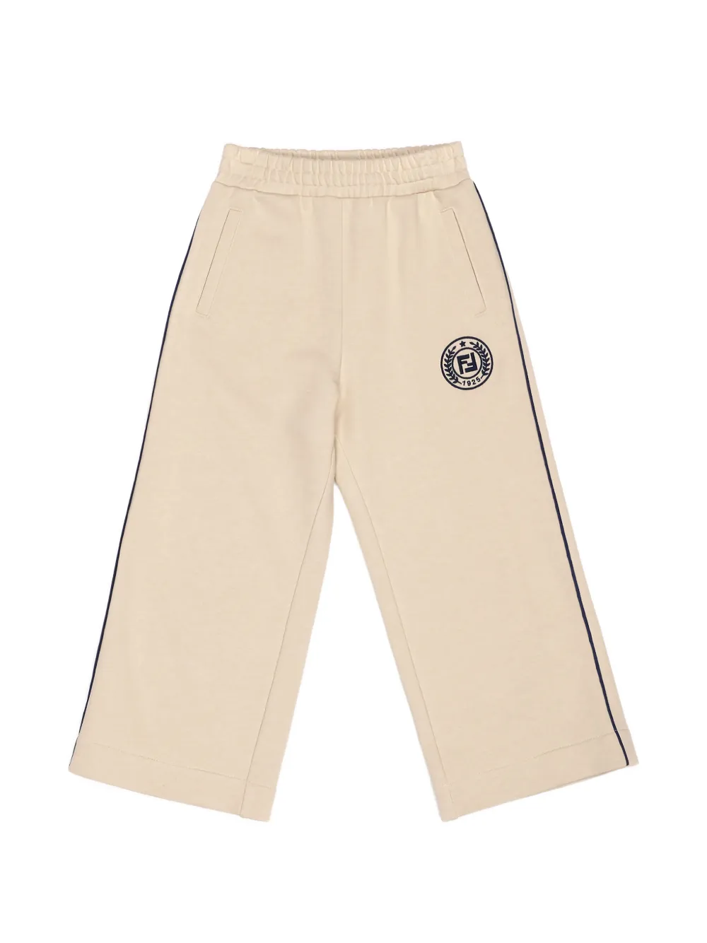 Fendi Kids Pantaloni sportivi con motivo FF - Toni neutri