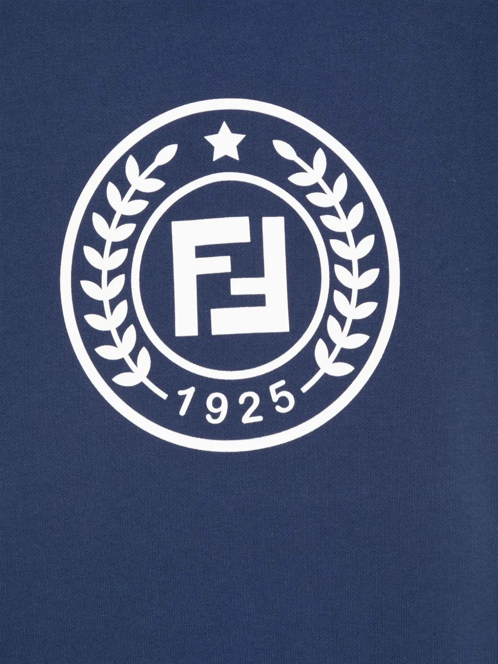 Fendi Kids T-shirt met FF patroon Blauw