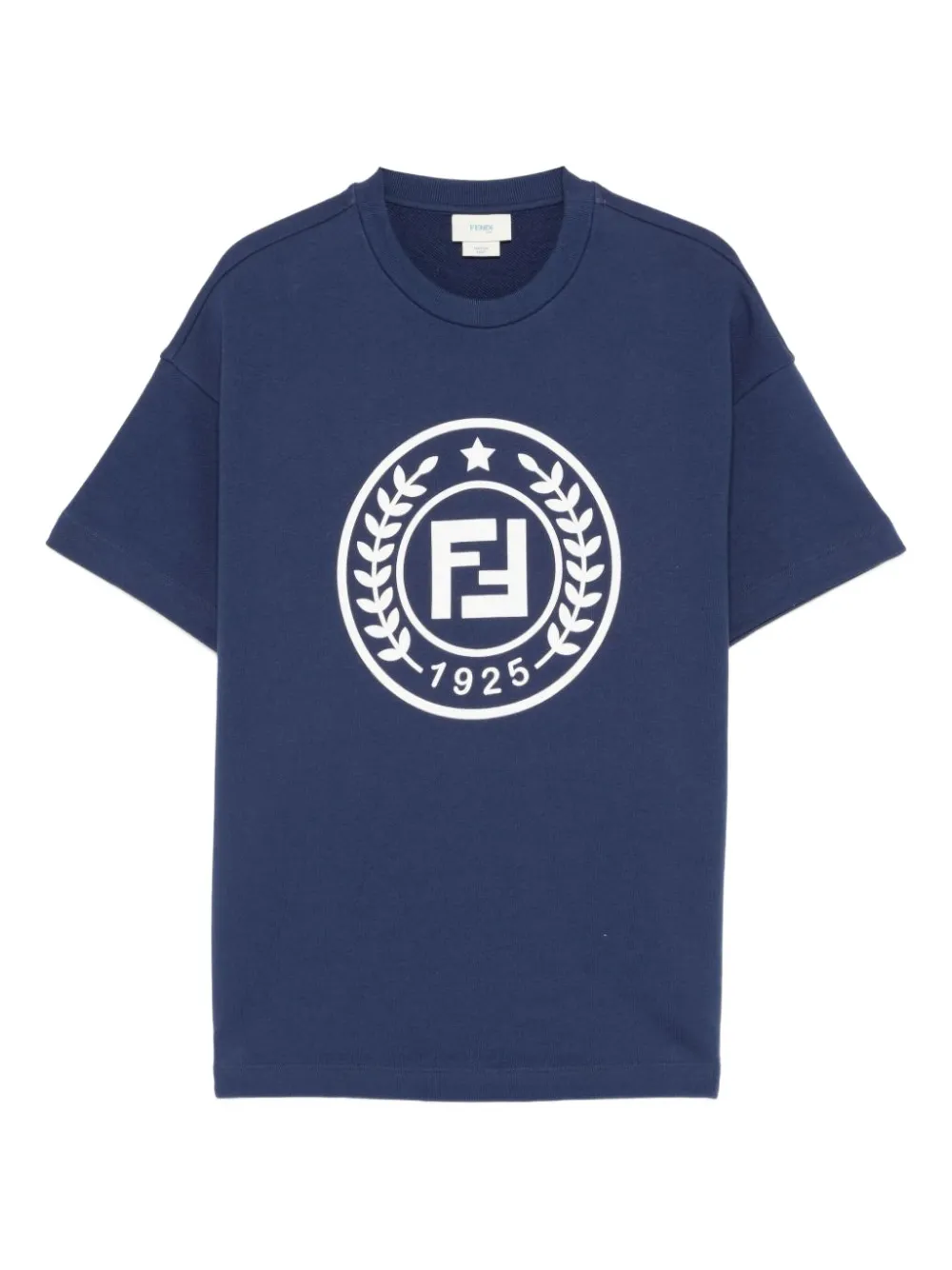 Fendi Kids T-shirt met FF patroon Blauw