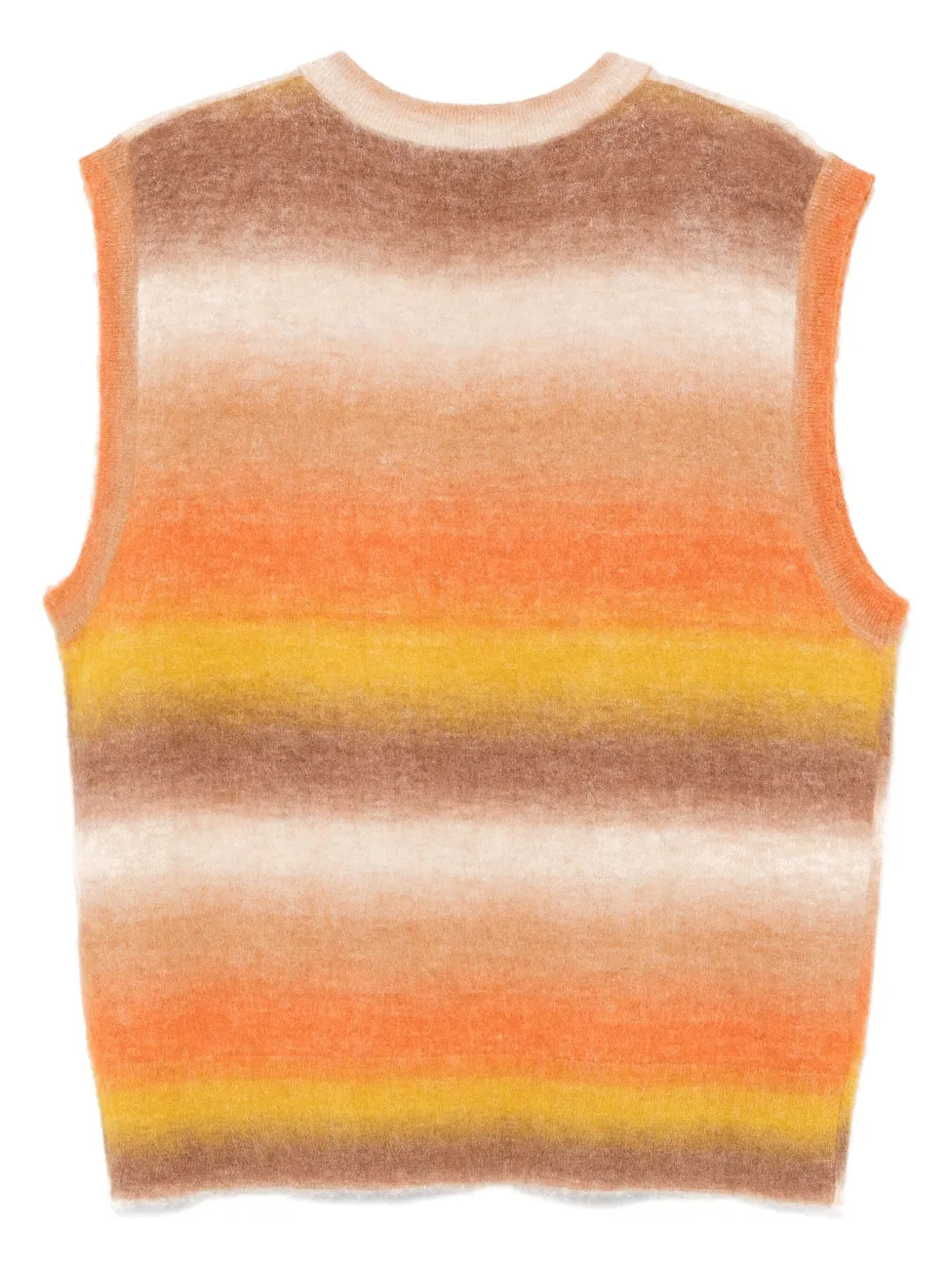 ICECREAM striped knitted vest - Bruin