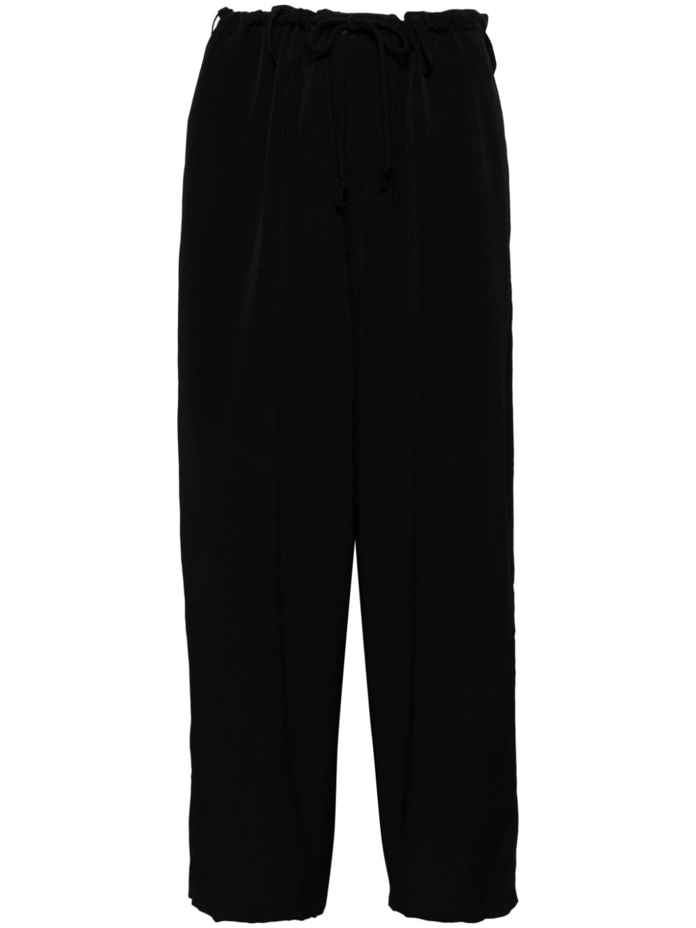 Yohji Yamamoto High waist broek Zwart