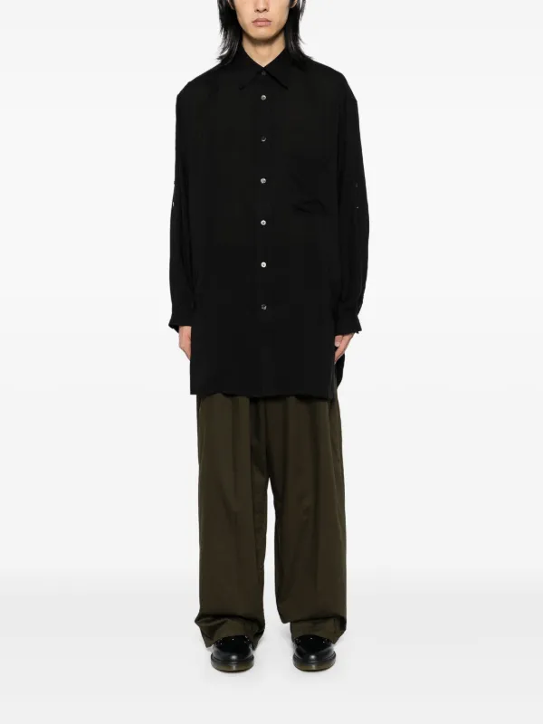 Yohji Yamamoto loose-fit Trousers | Green | FARFETCH