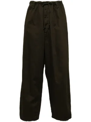 Maison Margiela ルーズフィット ツイルパンツ | グレー | FARFETCH JP