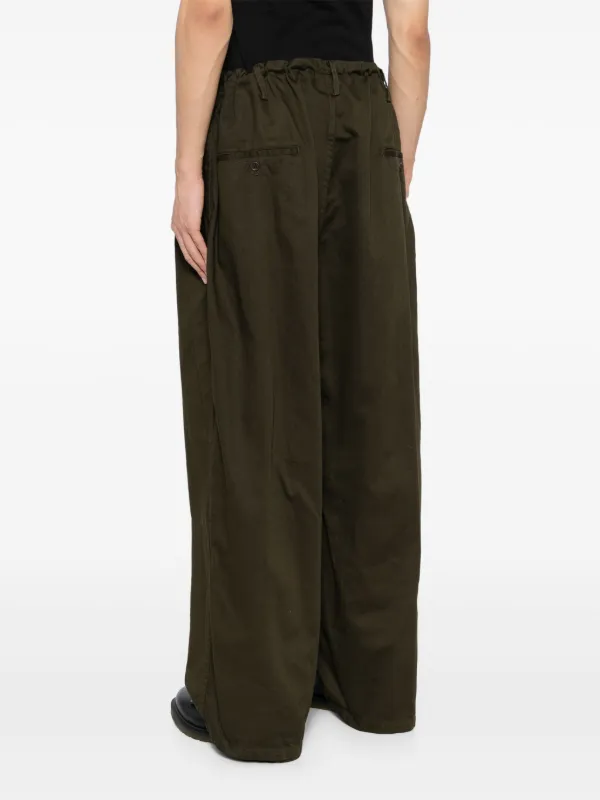 Yohji Yamamoto loose-fit Trousers | Green | FARFETCH