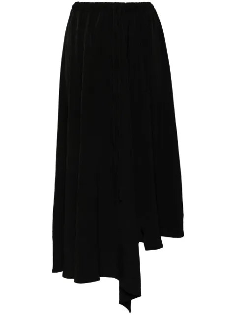 Yohji Yamamoto falda con dobladillo asimétrico