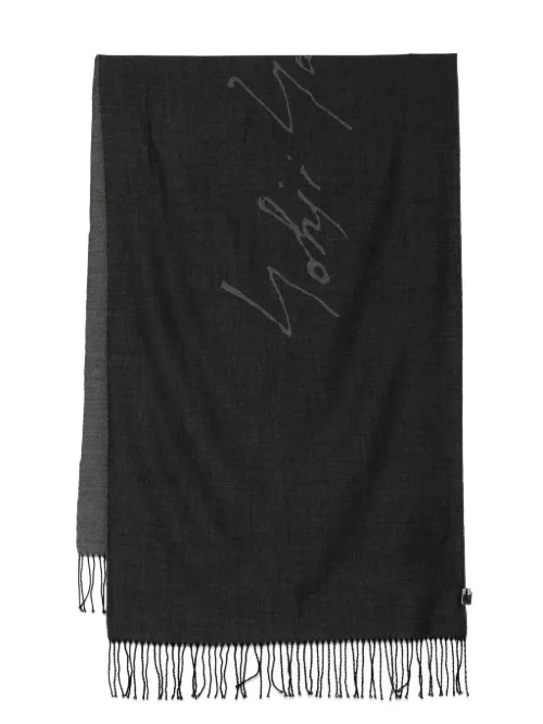 Écharpe à logo - Yohji Yamamoto - Modalova
