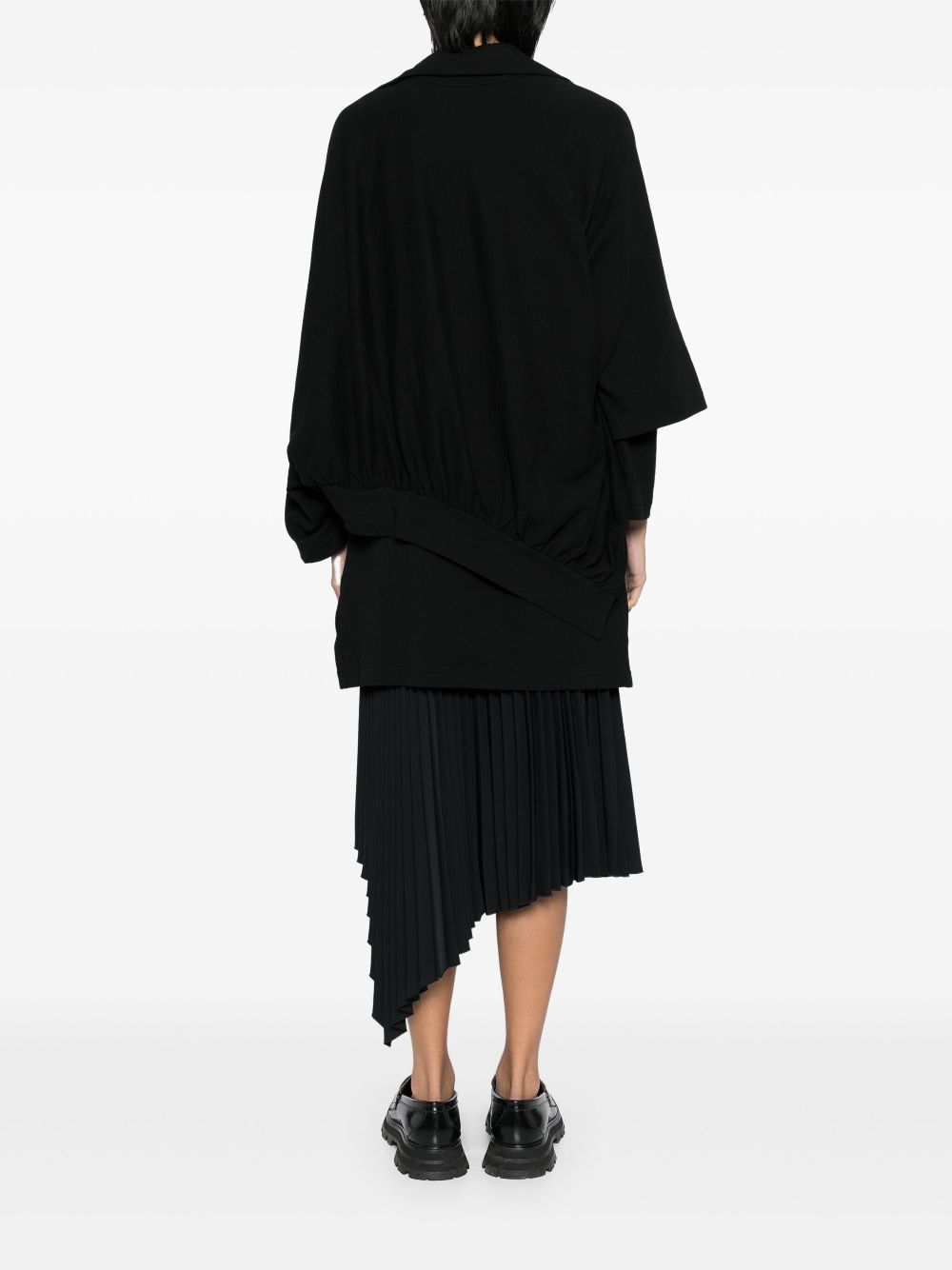 Yohji Yamamoto Gelaagd blouse Zwart