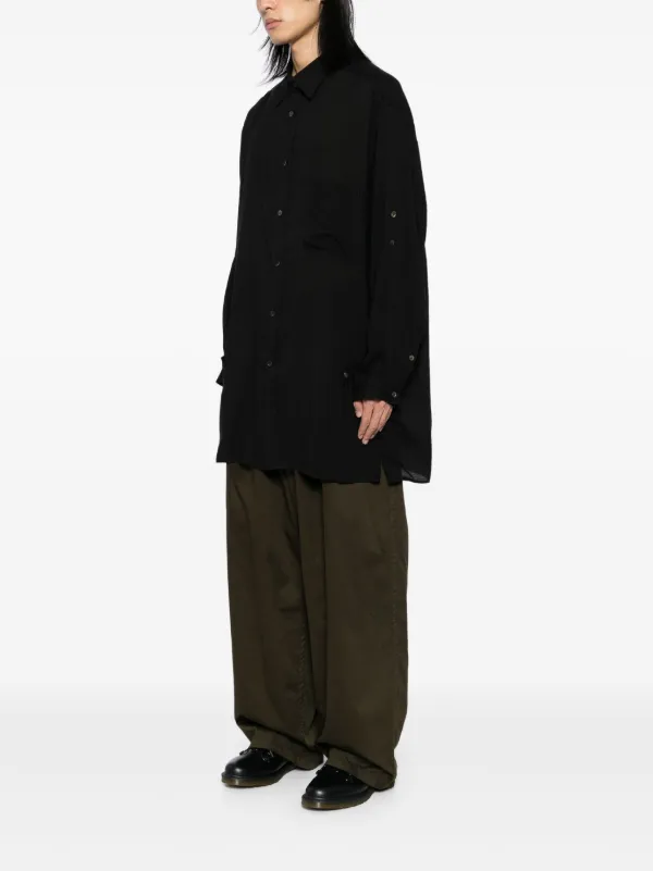 33 Yohji Yamamoto ブラック 長袖シャツ M 25273015_55550777_600.jpg