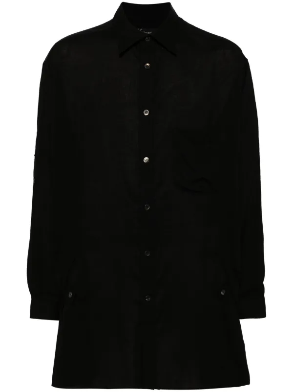 33 Yohji Yamamoto ブラック 長袖シャツ M 25273015_55550777_600.jpg