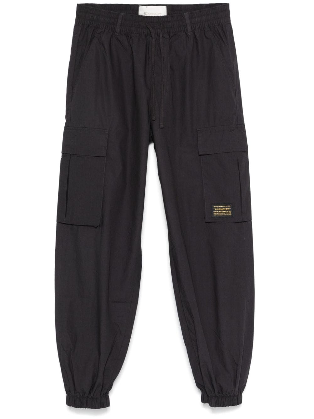 logo-patch cargo trousers