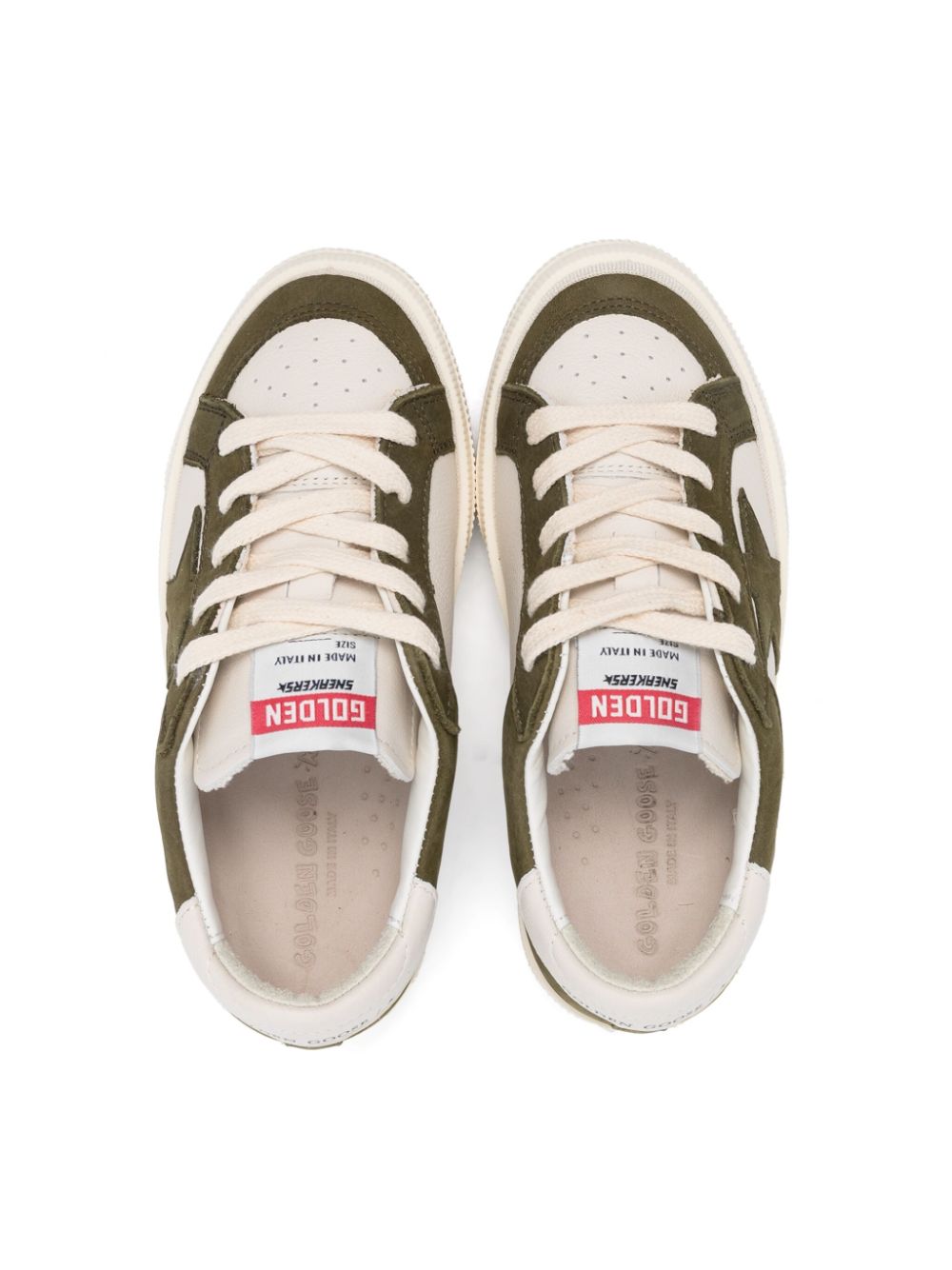 Golden Goose Kids May sneakers Wit