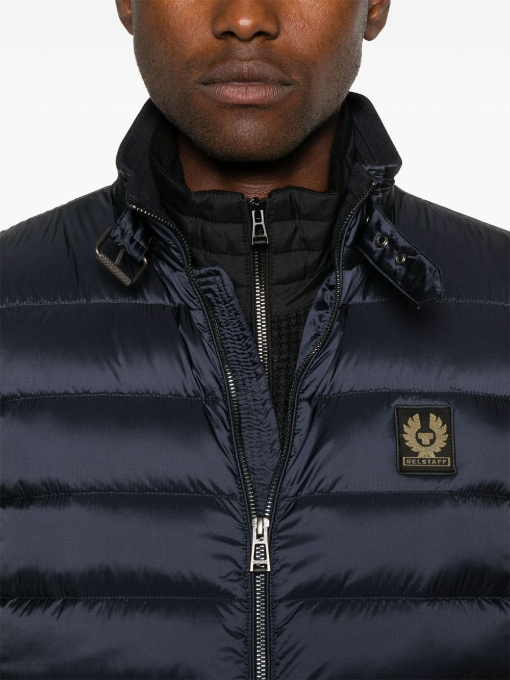 Shop Belstaff Circuit Gilet In Blue