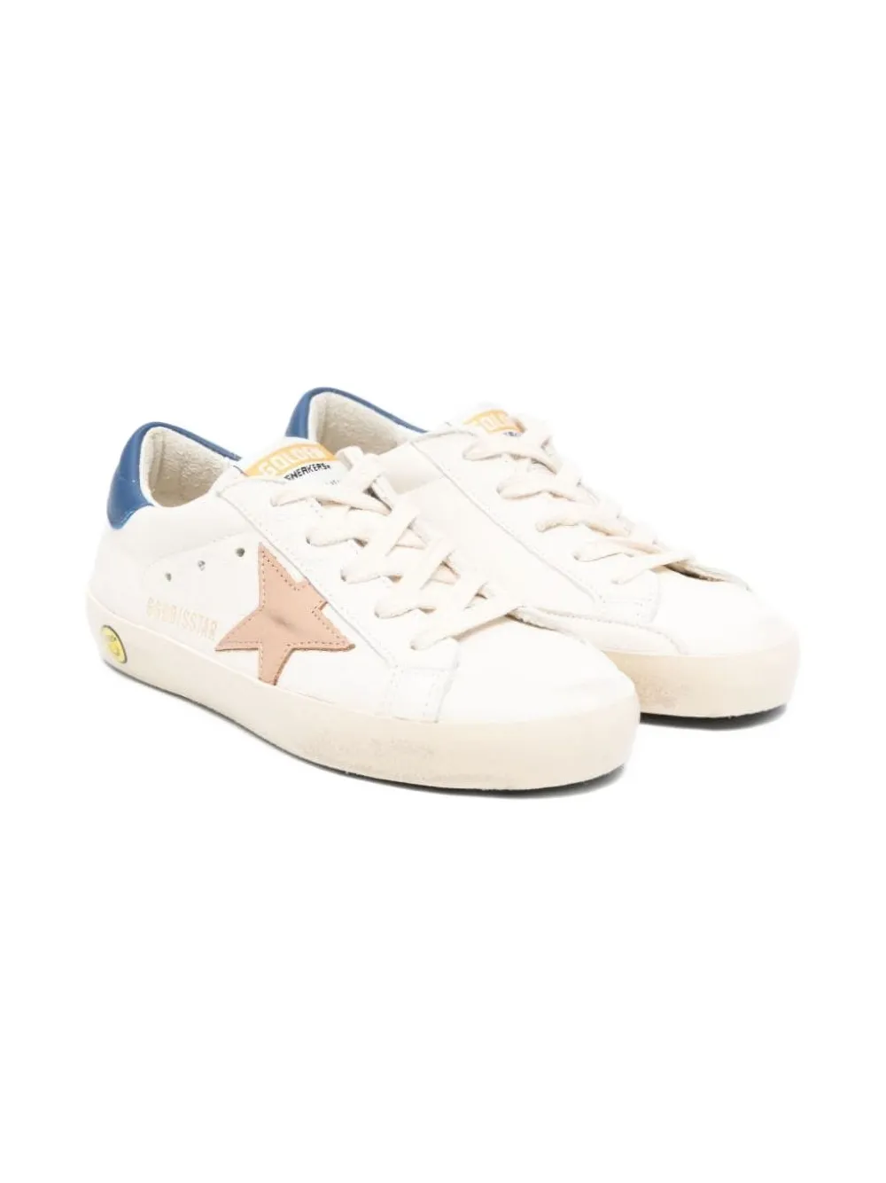 Golden Goose Kids Super-Star low-top sneakers Wit