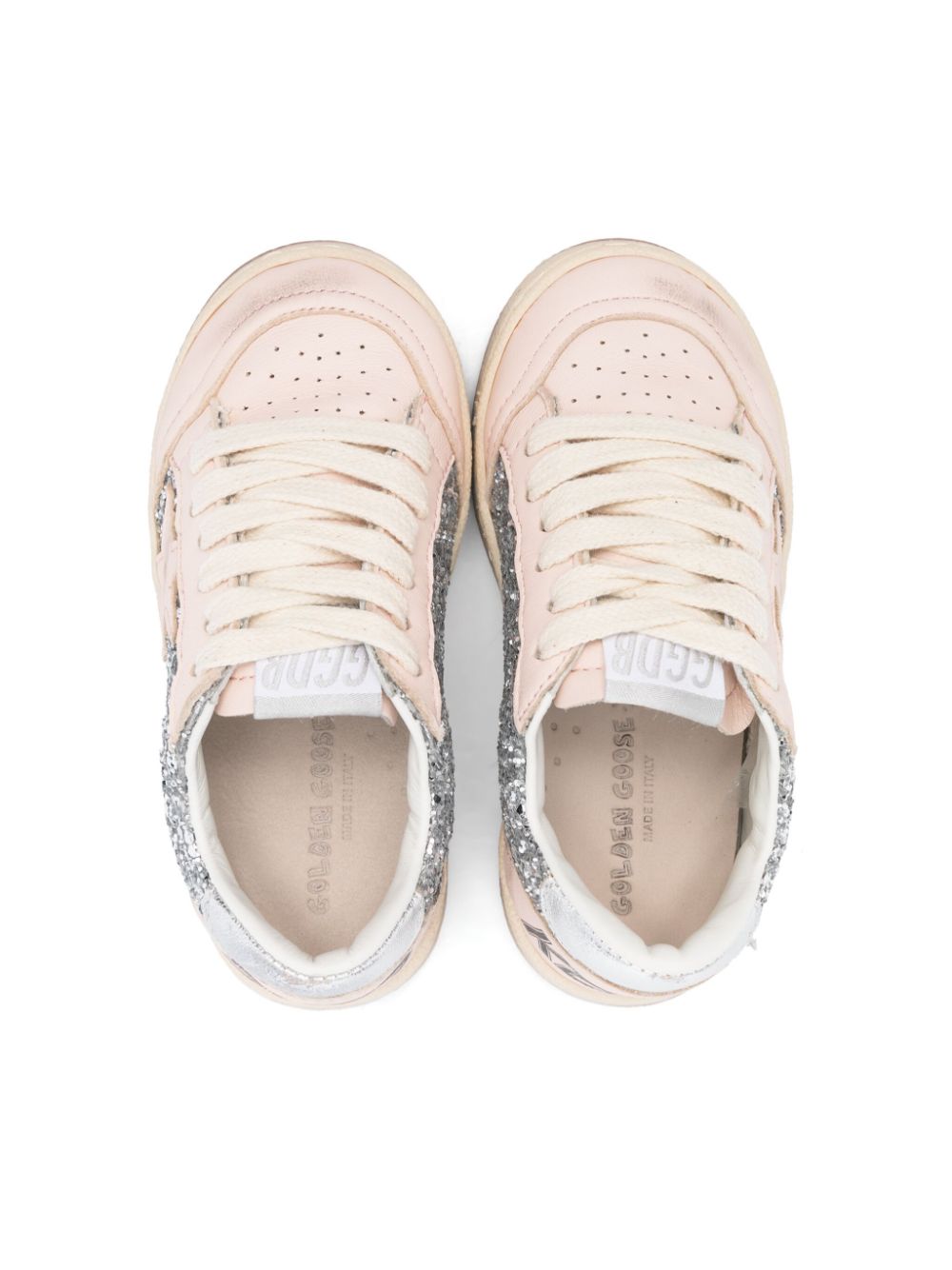 Golden Goose Kids Ball Star sneakers Zilver