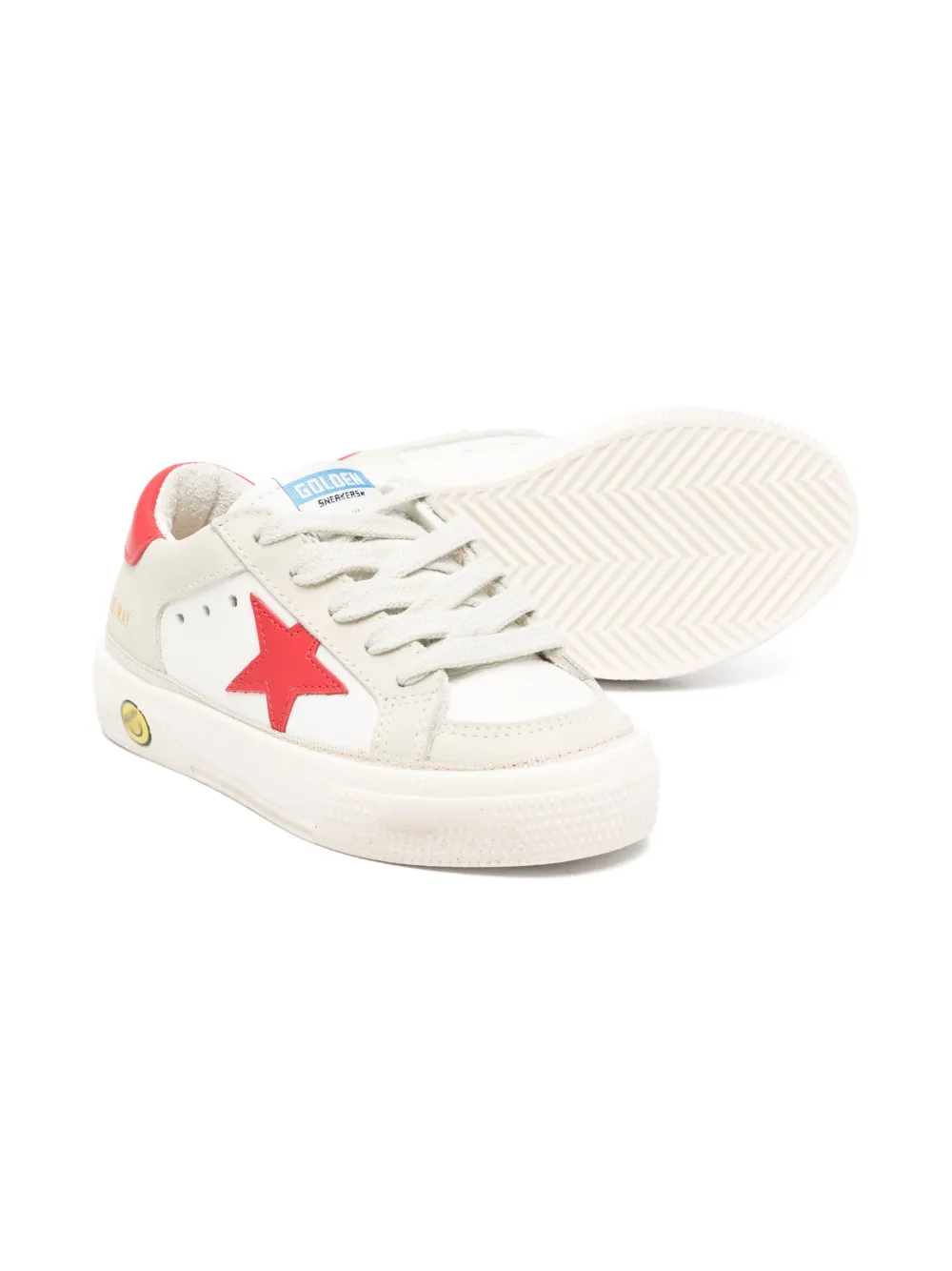 Golden Goose Kids May sneakers - Wit