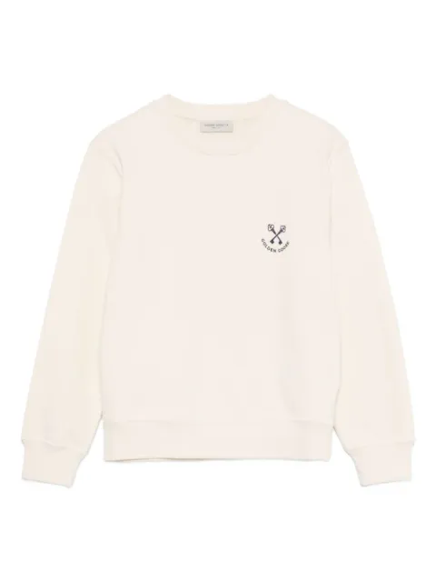 Golden Goose Kids Moletom com estampa de logo