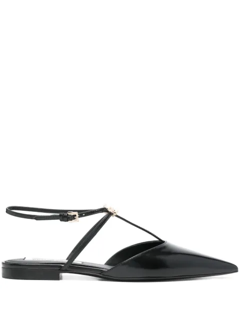 Victoria Beckham leather ballerina shoes
