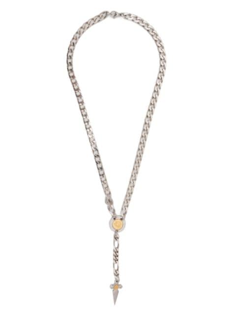 IN GOLD WE TRUST PARIS cross chain necklace