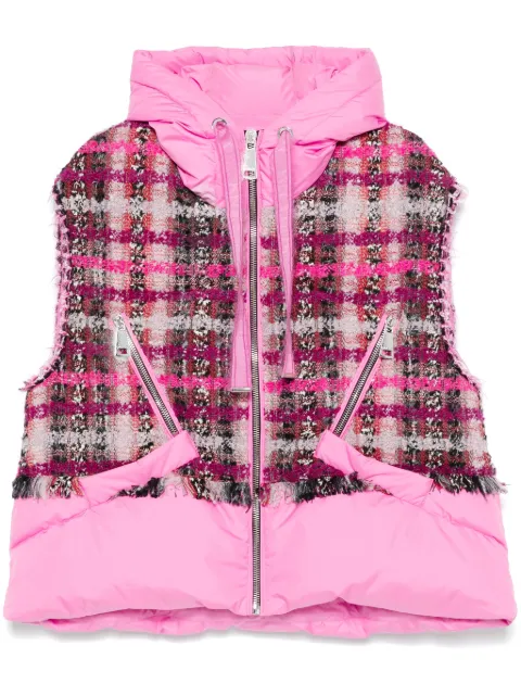 Khrisjoy Gilet trapuntato con cappuccio KT2P22-N0198