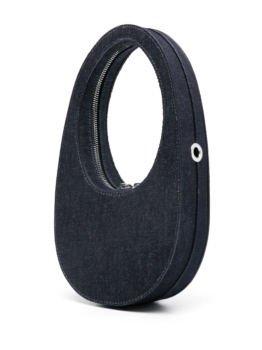 Shop Coperni Mini Swipe Bag In Blue