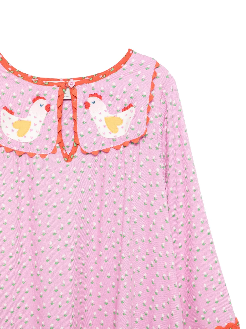Stella McCartney Kids Jurk met bloemenprint Roze
