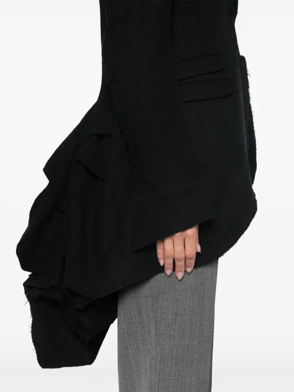 美品 MARC LE BIHAN ウールジャケットサイズ0 Marc Le Bihan ウール ジャケット | ブラック | FARFETCH JP