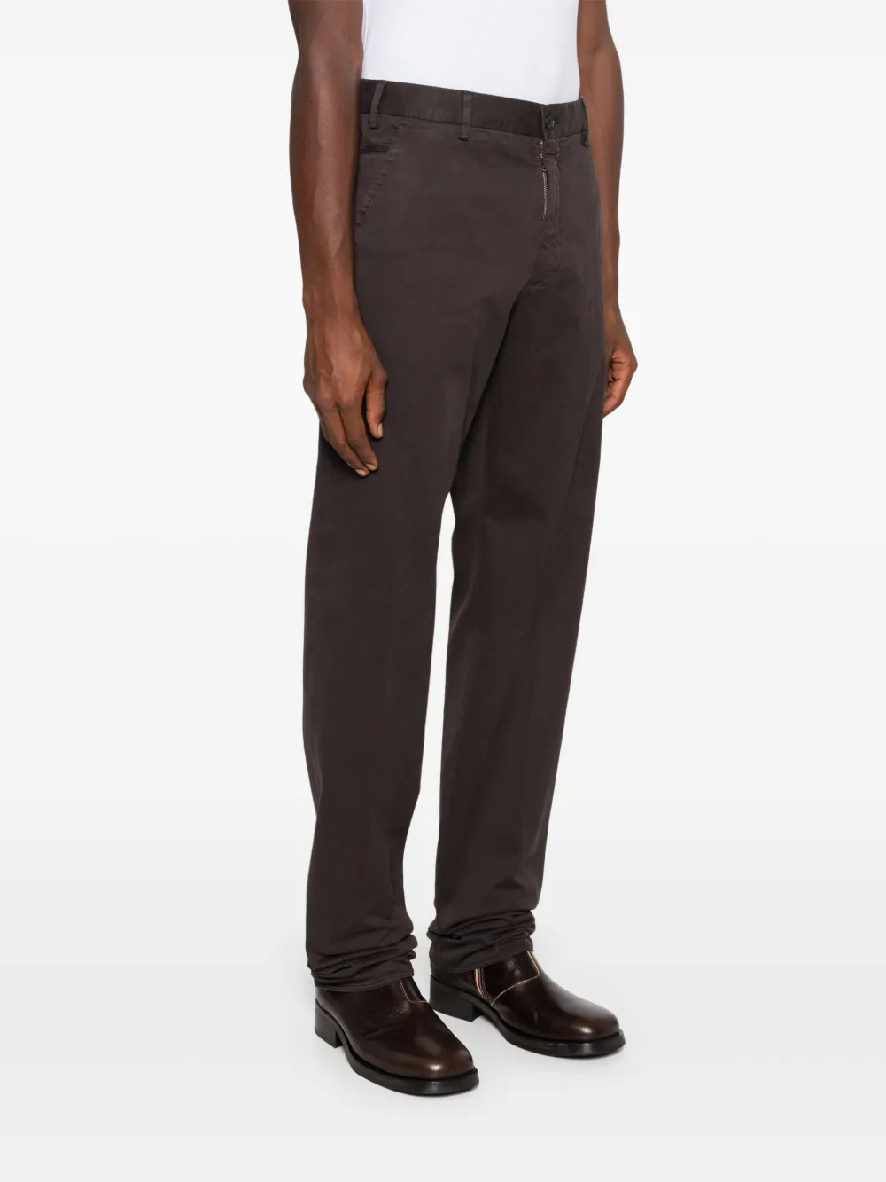 Incotex Twill chino Bruin