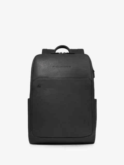 PIQUADRO leather laptop backpack