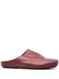 Uma Wang leather mules - Red