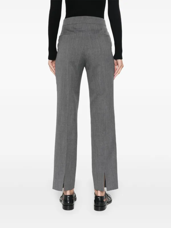 JIL SANDER ポリエステル テーパード スラックス グレー 54 Jil Sander テーパードパンツ | グレー | FARFETCH JP