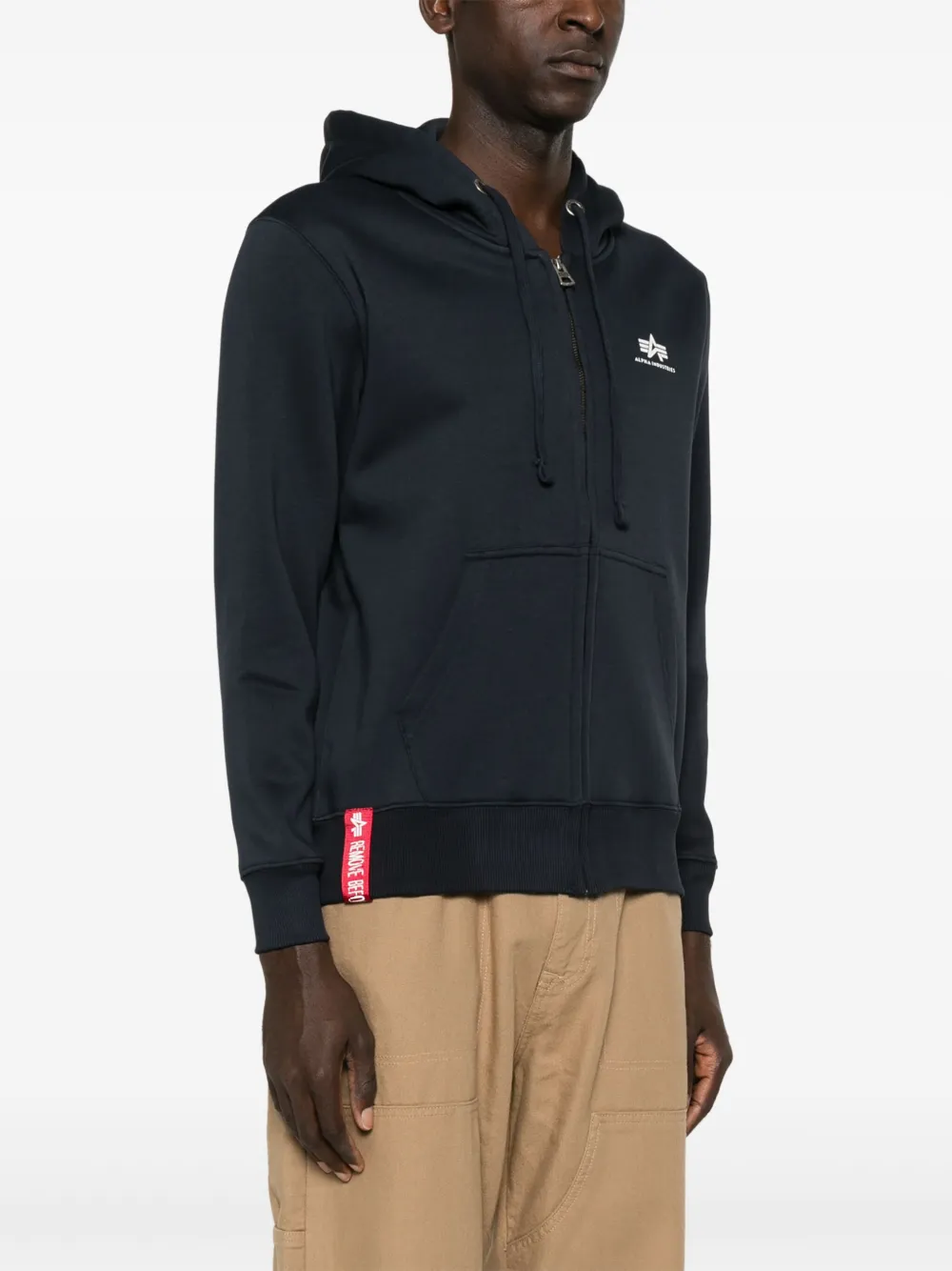 ALPHA INDUSTRIES ZIP-UP HOODIE