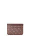 TAMMY & BENJAMIN geometric-pattern card holder - Brown