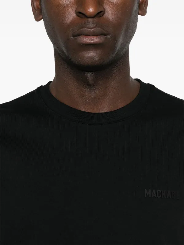 Tシャツ・カットソー MACKAGE 'Tee-R' T-shirt Black Tee-R, tee-shirt with mackage silicone logo | Mackage® US
