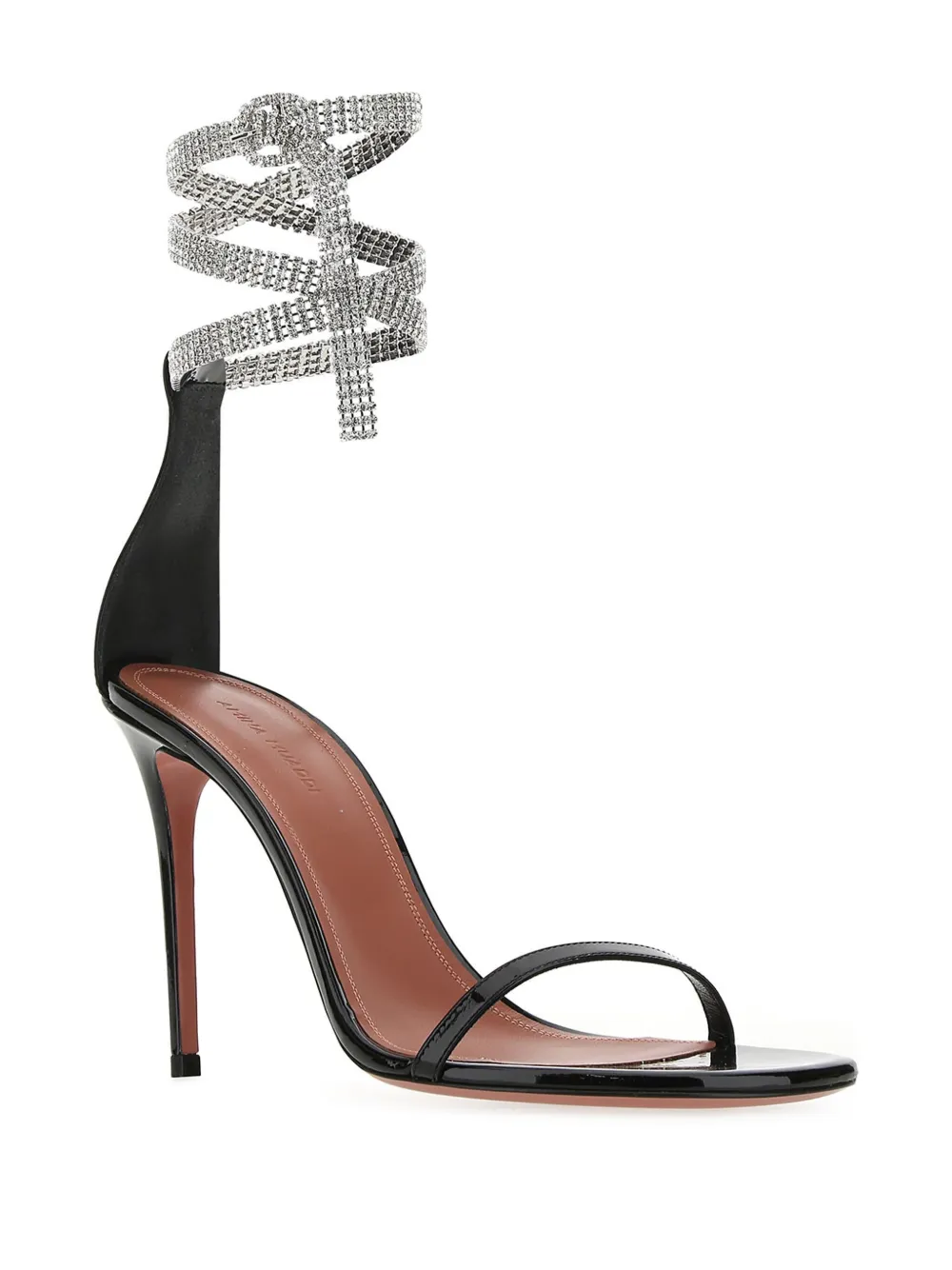 Amina Muaddi 105mm Giorgia sandals - Zwart