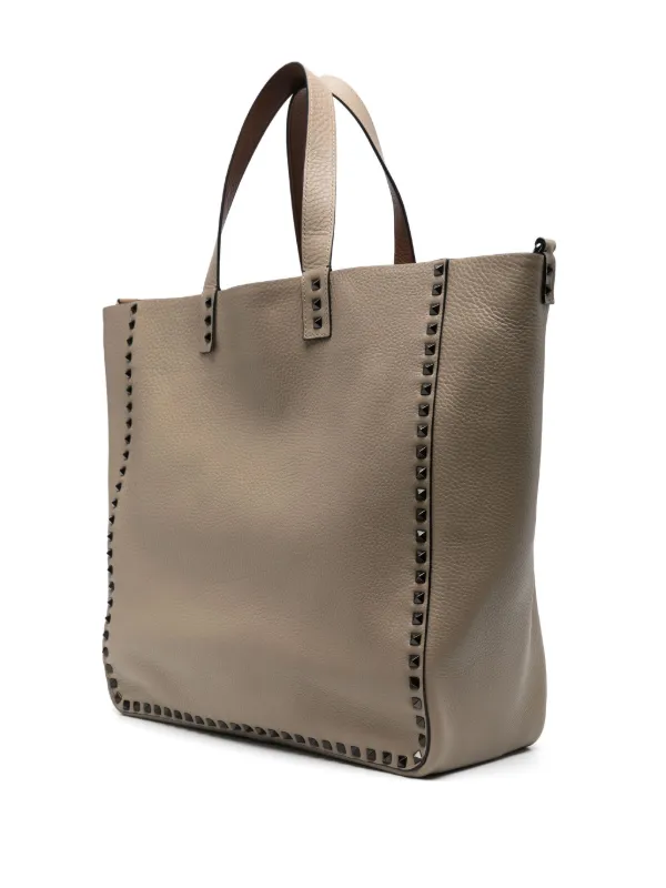 Valentino Garavani ロックスタッズ ハンドバッグ | ニュートラル 