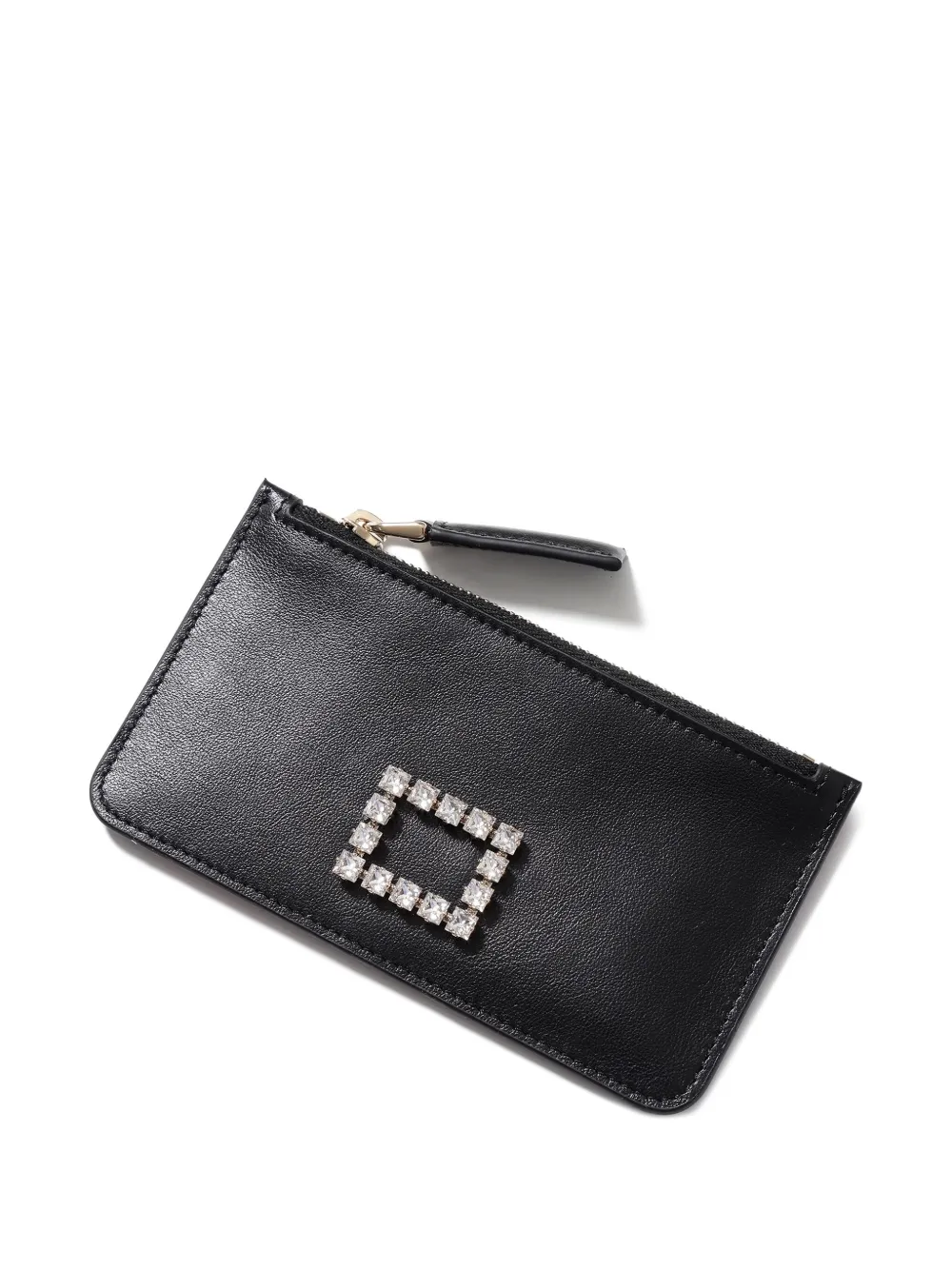Roger Vivier rhinestone-embellished wallet | Black | Image 1