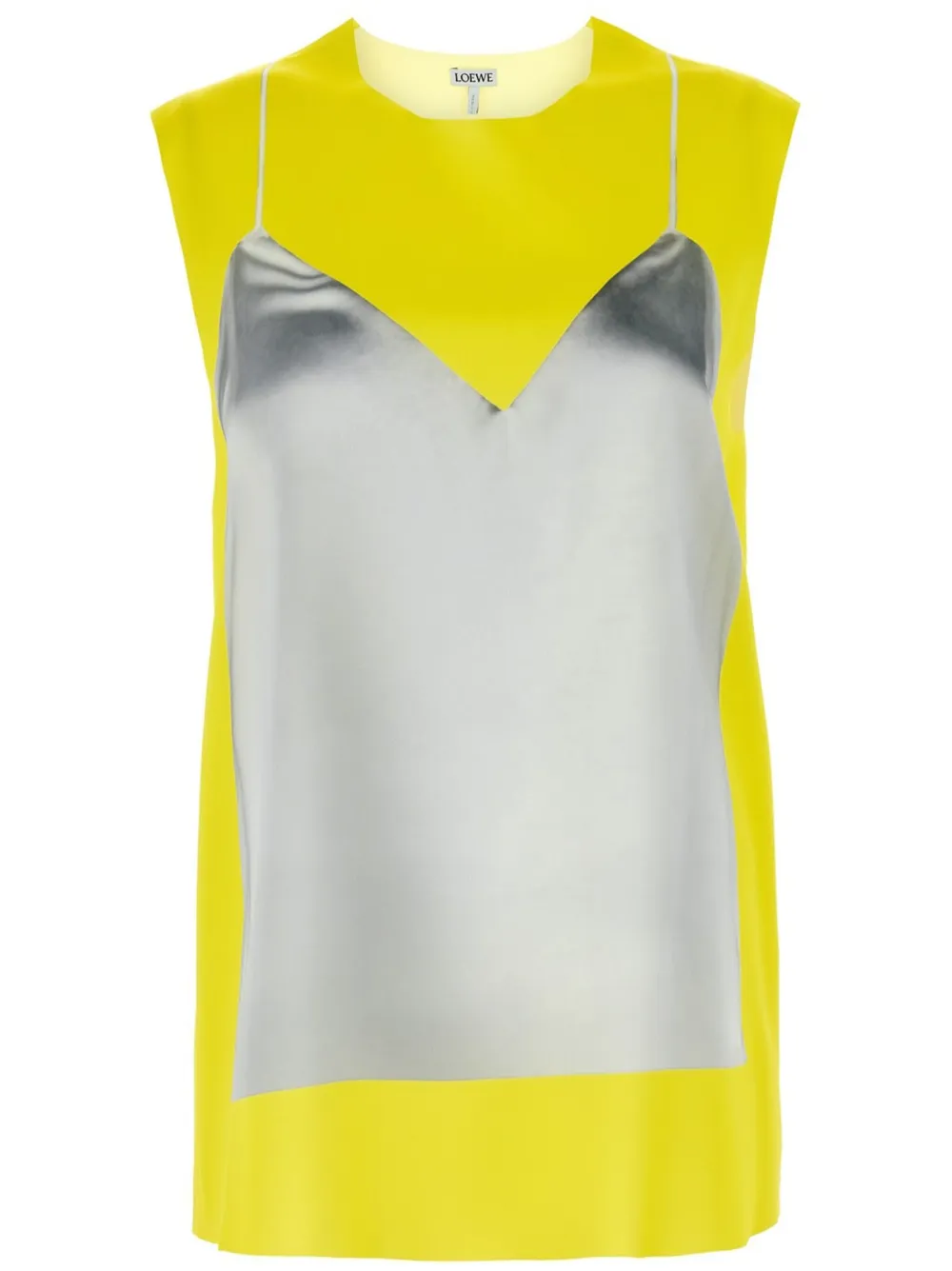 LOEWE T-shirt met grafische print Geel