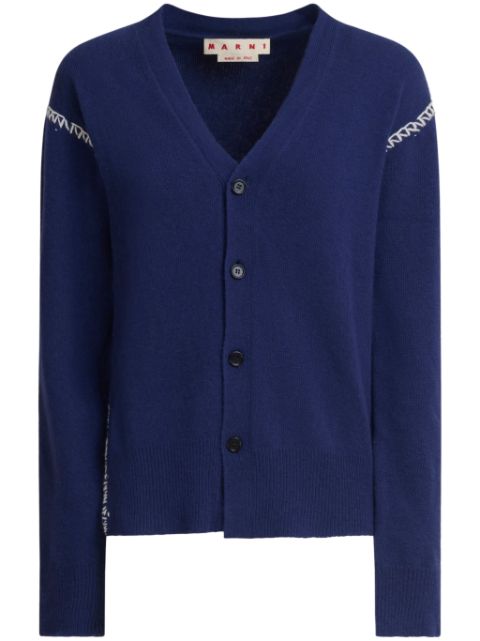 Marni whipstitch-trim cardigan Women