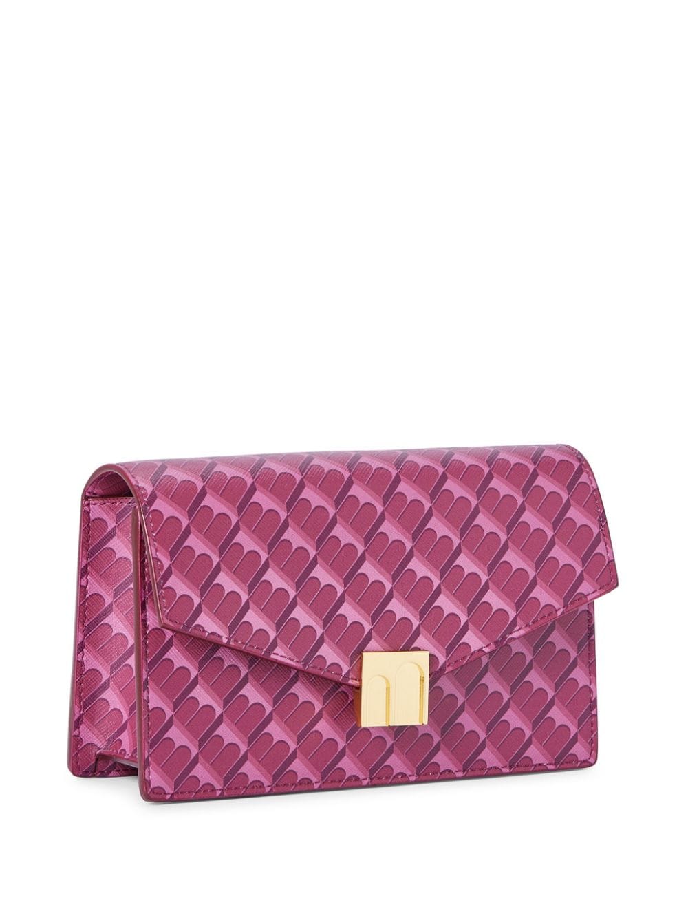 Shop Tammy & Benjamin Monogram Patterned Cross Body Bag In Pink