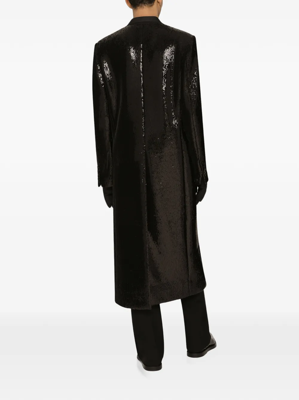 Dolce & Gabbana Pak met dubbele rij knopen Zwart