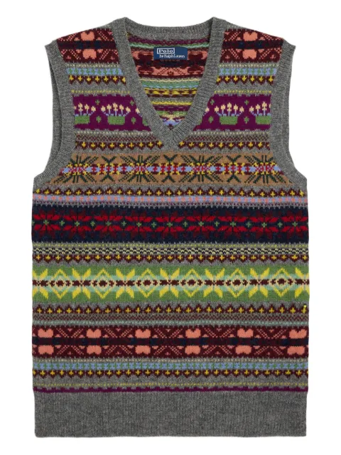 Polo Ralph Lauren Colete de tricô intarsia