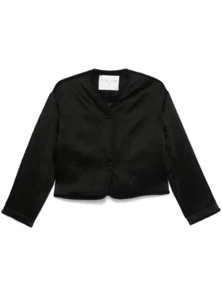 forte forte フォルテフォルテ ジャケット　黒 Forte Forte Spencer ジャケット | ブラック | FARFETCH JP