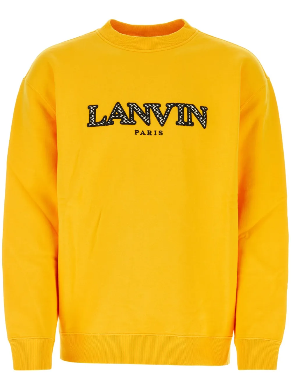 Lanvin Sweater met geborduurd logo Geel