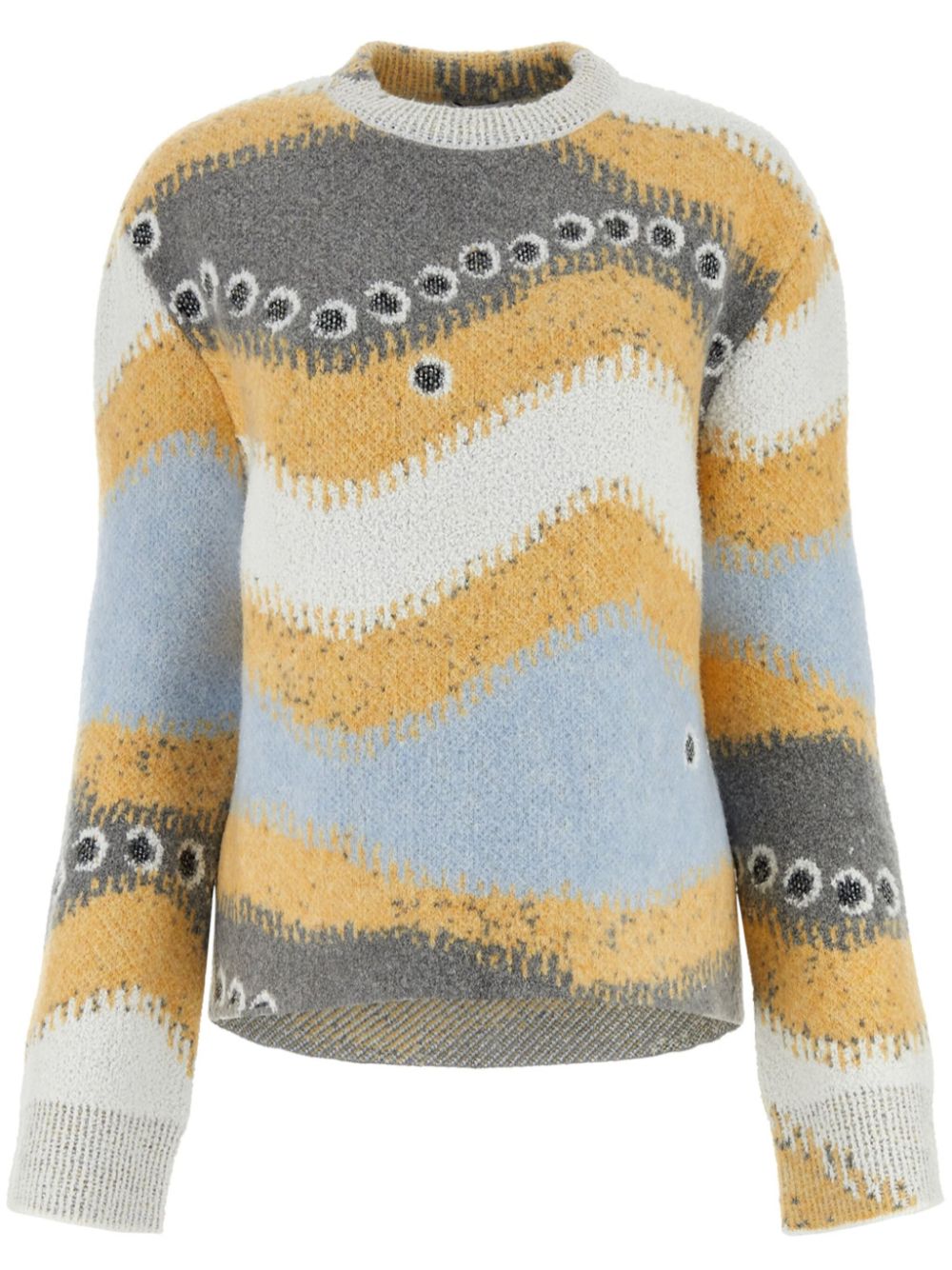 LOEWE patterned intarsia-knit jumper Women