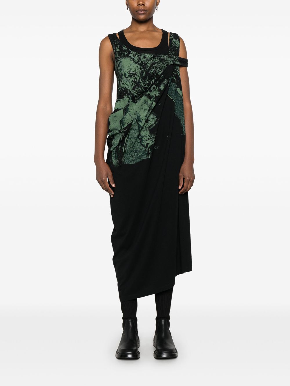 MM6 Maison Margiela asymmetric maxi dress Women