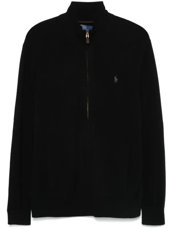 Black ralph lauren cardigan hotsell