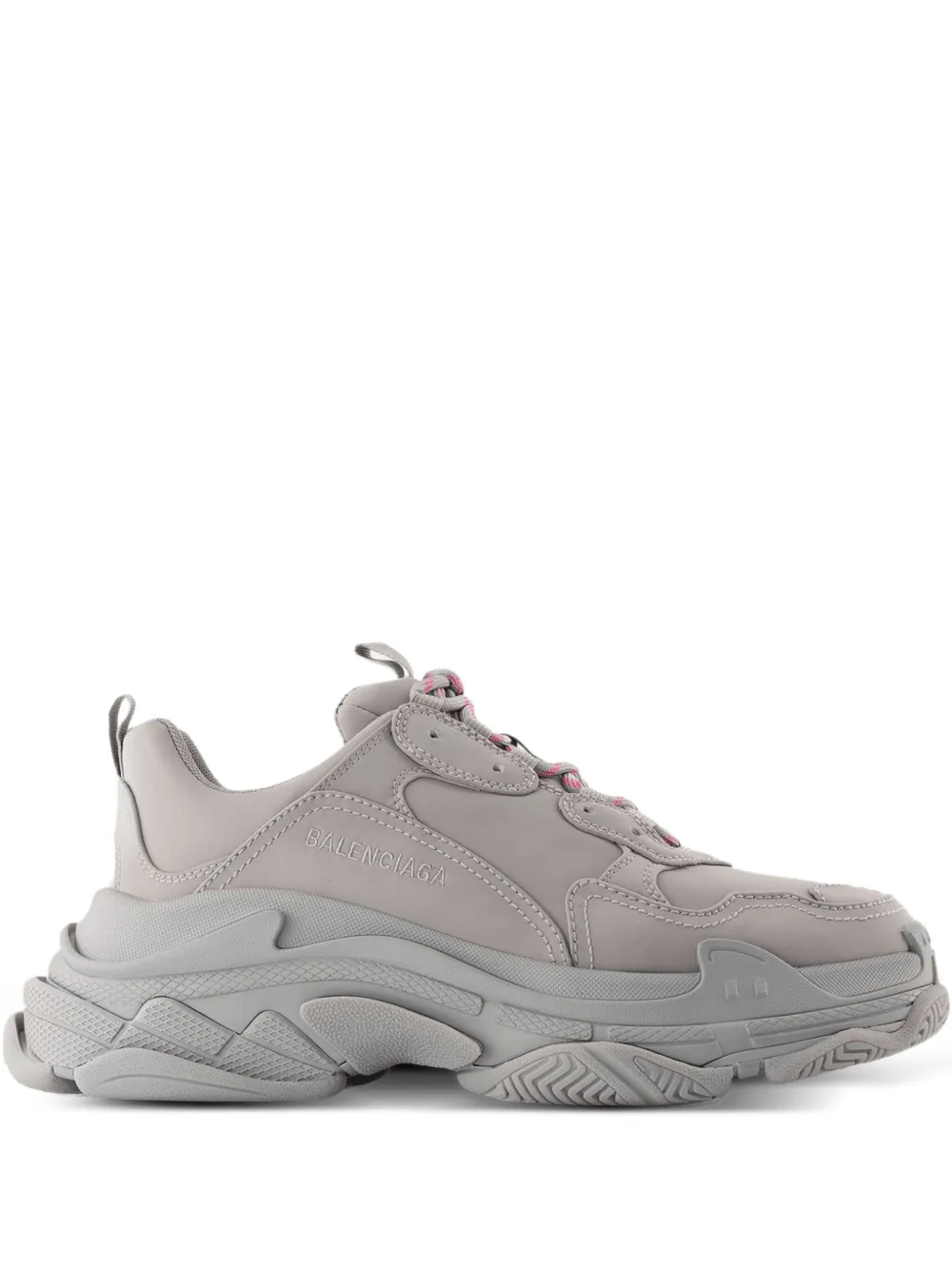 Balenciaga Triple S logo-embroidered sneakers Grey